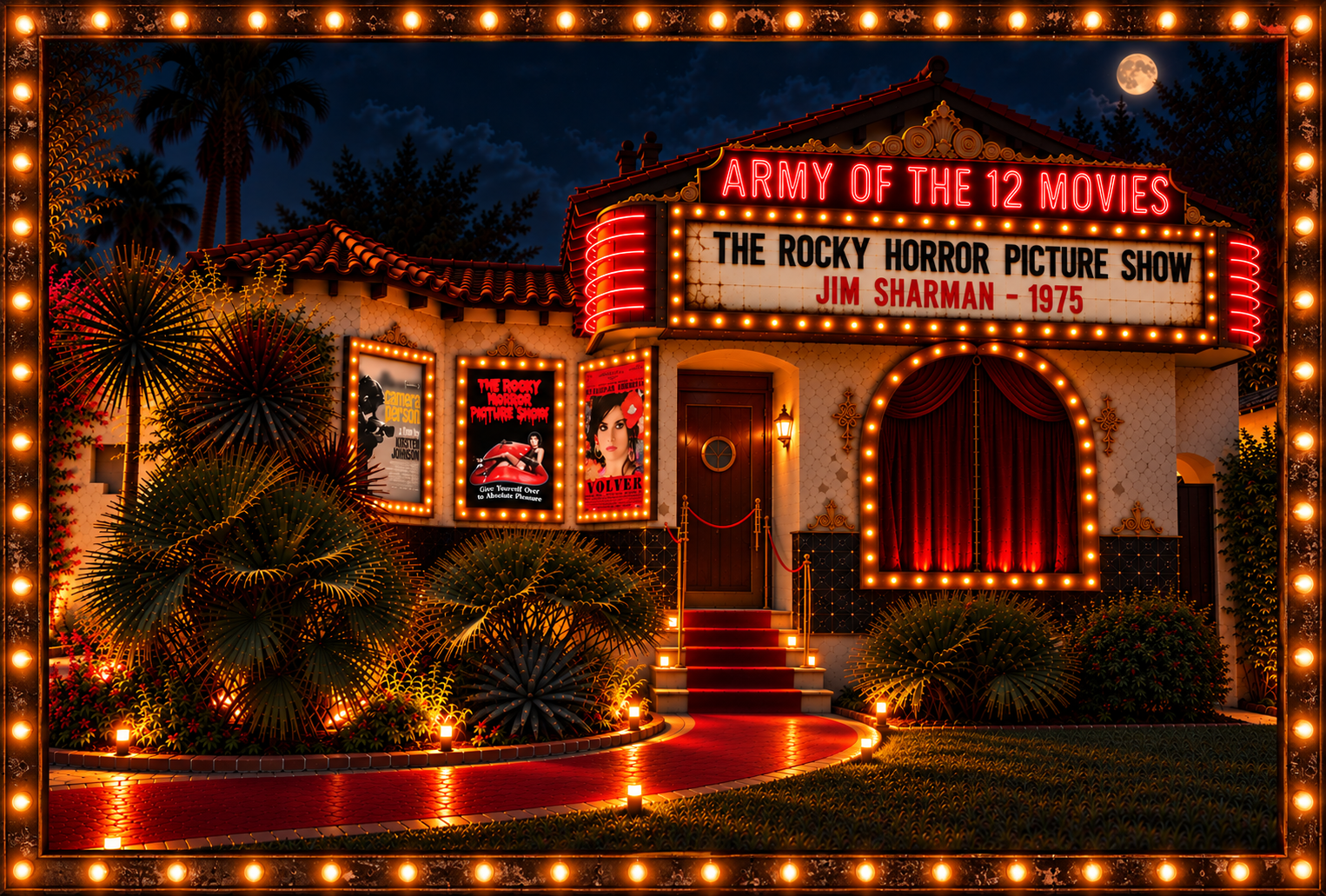 Army of the 12 Movies marquee